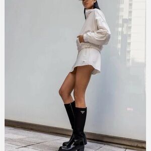 ALO Elevation Cover-up Jacket & Skirt 2pc Set. IVORY Tennis Pickleball Padel